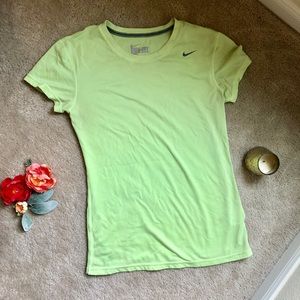 Nike Neon Green workout Tee